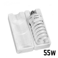 55W Bright White 5500K Energy Saving Bulbs For Tent Cube Kit Replacement Bulb