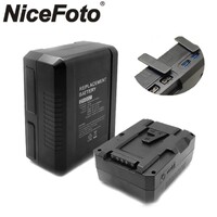 Nicefoto DV002 (BP-115) Small 7800mAh 115Wh Li-ion V-mount V-Lock Battery (with D-tap & USB Output)