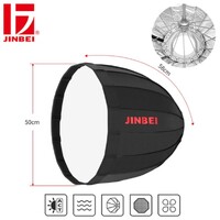 Jinbei 50cm Deep Parabolic Umbrella Softbox (Folding)