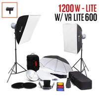 PhotoDynamic VA-Lite 600 x 2 Flash FULL Kit