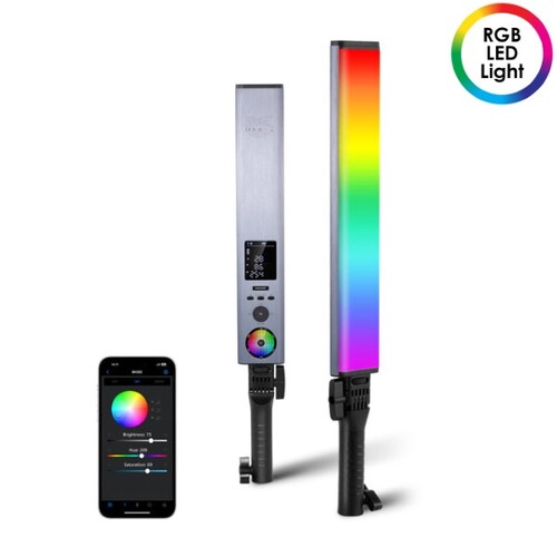 NEEWER BH30S 15W Portable RGB LED Video Light Stick