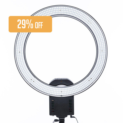 Fotoprime 38W LED Dimmable Diva Ring Light For make up makeup artisit Video Photo Lighting
