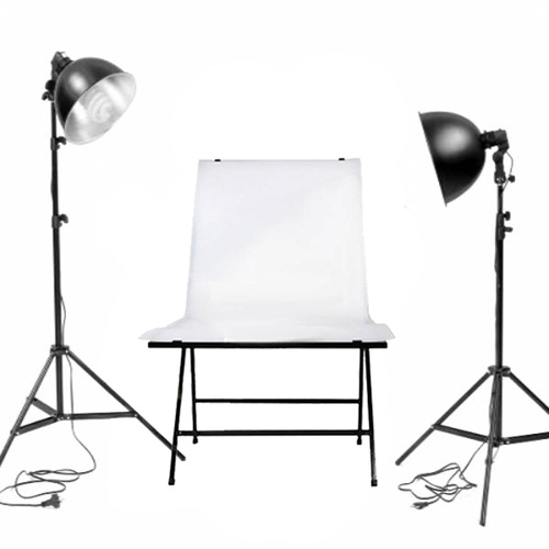 Non-Reflective Shooting Table 60 x 130cm Lighting Set