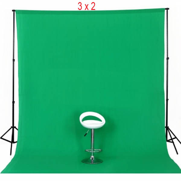 TBGFPO 2mx3m Background Frame 3mx3m Green Screen Photography Backdrops  Muslin Cotton Professional Background for Photo Studio 並行輸入品 