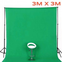 Photo Background 100% Cotton Muslin 3M X 3M Seamless Chroma Key Green
