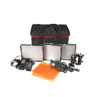 Aputure AL-528W x 2 AL-528S x 1 Video Lighting Kit HR528 