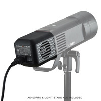 Godox AC400 AC Power adapter for wistro ad400pro portable flash.
