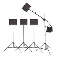 4 x Aputure AL-528W Video Lighting Boom Kit