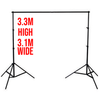 Super heavy duty Backdrop background Stand 3.3m x 3.10m 20kg support