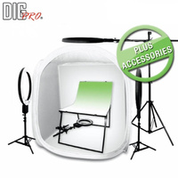 DigPro 120cm 4 Light Soft Lighting Table and Tent Cube Studio Kit Plus