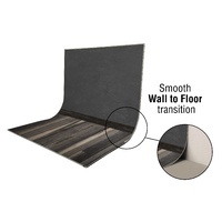 EasiFrame Changable Fabric Cyclorama Frame System 2.5m wide x 3.8m Height - Frame + Custom Backdrop