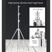 Fotogenic 2.8m Stainless Steel Lights stand