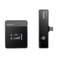 Godox Movelink UC1 Compact Wireless Microphone system for smart phone and tablets with USB-C USB TYPE-C Andriod.