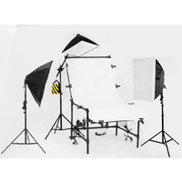 1M x 2M Non Reflective Shooting Table Soft Box Package 3375W perspex