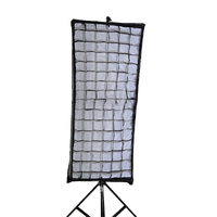 Collapsible Rectangle Soft Box 30cm x 120cm with Grid Umbrella Styled quick setup style Strip Softbox