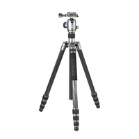 Jusino TK-254C Carbon Fibre Tripod with BT-02 Ball Head For Camera or DSLR