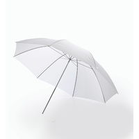 43'' White Portable Umbrella