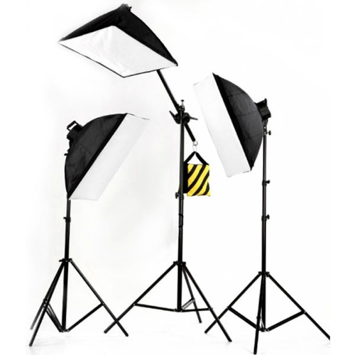 14 Head 4550W Continuous Soft Box Lighting Package Rectangle