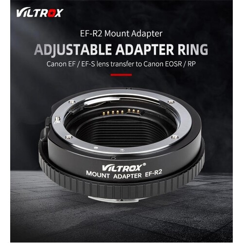 Viltrox EF-R2 Auto Focus Lens Adapter for Canon EF / EF-S Lens to Canon EOS R / RP Camera