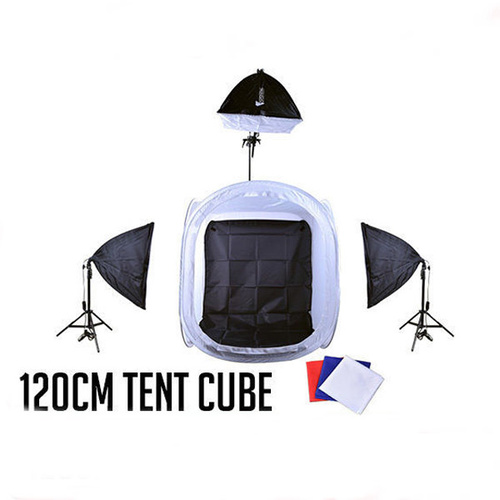 Light Tent Cube 120 x 120cm Boom Set