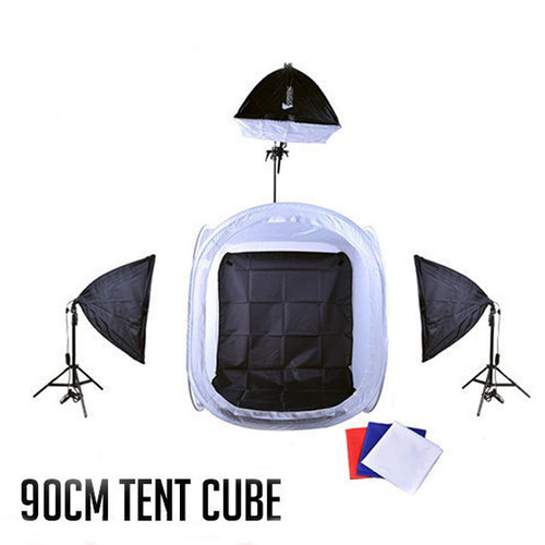 Light Tent Cube 90 x 90cm Boom Set