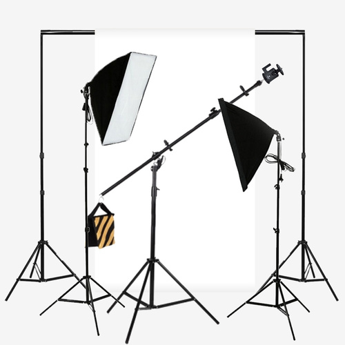 DSLR & iPhone LED FlatLay SoftBox Package