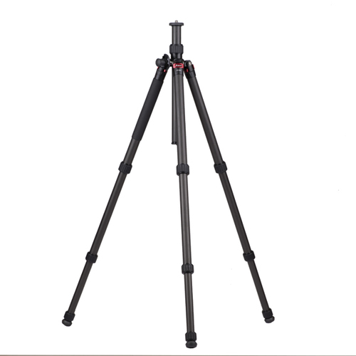 Jusino GF-284C Carbon Fiber Camera DSLR Tripod with extra accessories port for holding your mobile phone