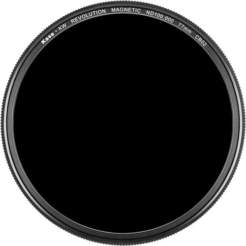 Kase 77mm Revolution 100000ND Filter with Magnetic Adapter Ring 16.5 Stop ND for Solar Eclipse Photography