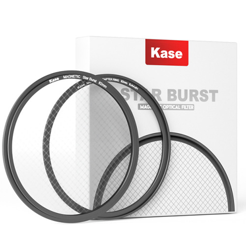 KASE 82mm Star Burst Magnetic Filter and Adapter Ring