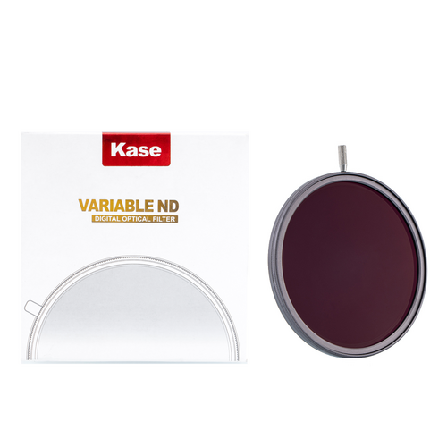Kase 77mm Screw-In Type Variable ND Filter with Magnetic Lens Cap 6-9 Stops