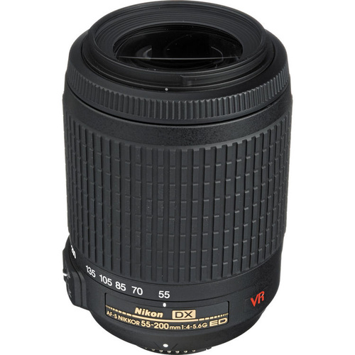 Nikon AF-S DX VR Zoom NIKKOR 55-200mm f/4-5.6G IF-ED Lens (Import)