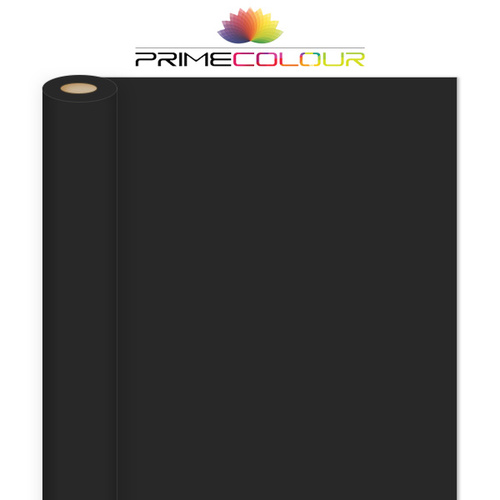 PrimeColour Black Photography Paper Roll Backdrop 1.36m x 10m (Half Length)