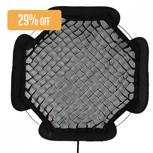 Octagon 90cm Speed light Softbox with Grids For off camera Flash