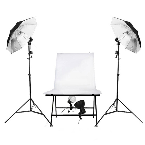 Shooting Table Umbrella Lighting Set 60 x 130cm