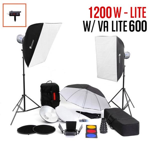 PhotoDynamic VA-Lite 600 x 2 Flash FULL Kit