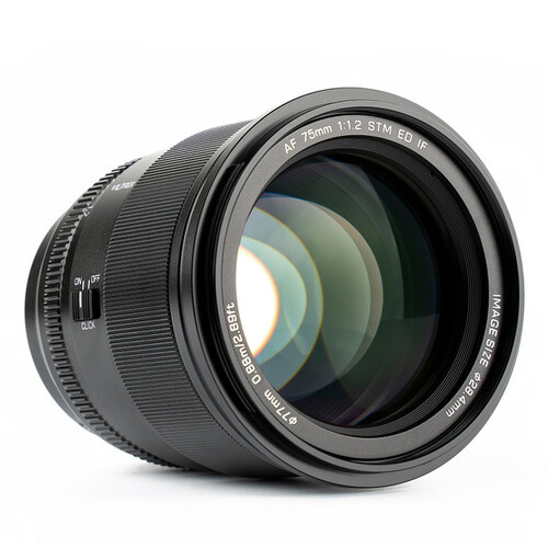 Viltrox AF 75mm F1.2 E Pro Large Aperture Prime Lens for Sony E-mount camera