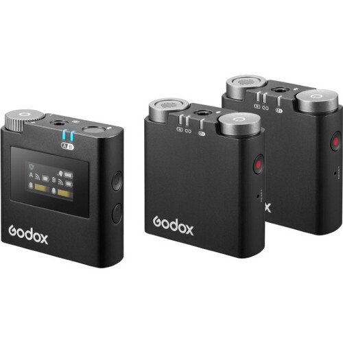 Godox Virso S M1 (1 TX+1 SRX) 2.4 GHz Wireless Microphone System for Sony Camera & Smartphone