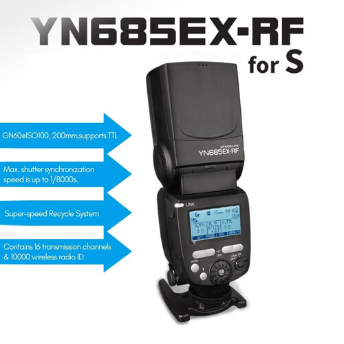 YONGNUO SPEED LIGHT FLASH YN685EX-RF S FOR SONY